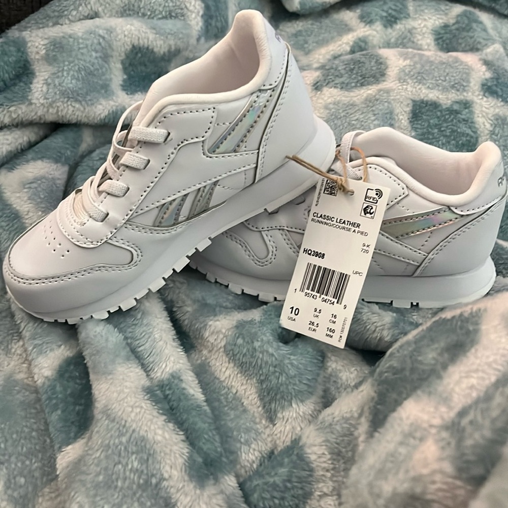 White Reebok shoes